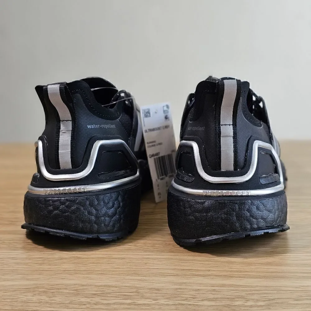 Adidas Ultraboost 20 Cold Ready Running Shoes Women’s 6 Black Silver Q46487 New